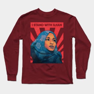 I Stand With Ilhan Omar Long Sleeve T-Shirt